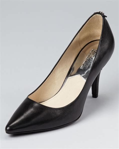 michael kors mid flex pump black|Michael Kors closed toe pumps.